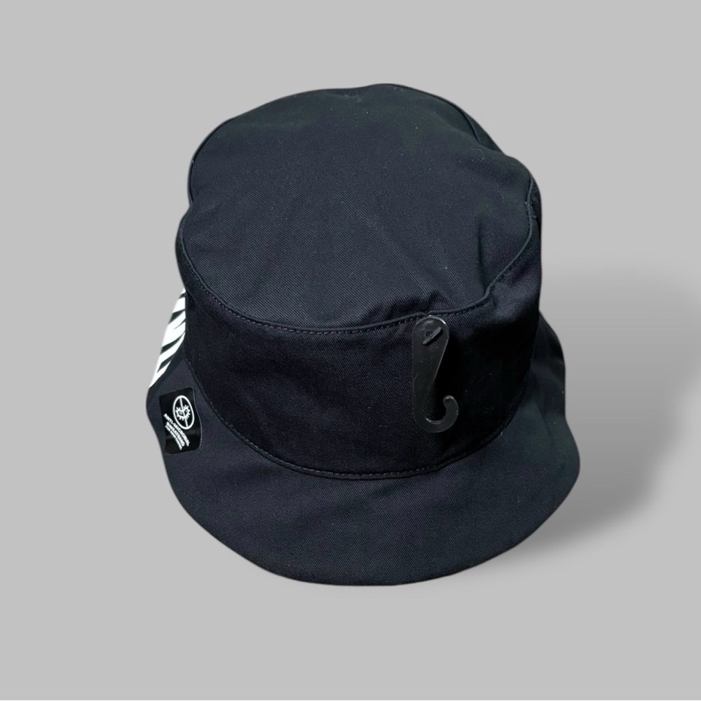 Timberland Men Women Black Logo Bucket Hat Sz L/XL - Picture 6 of 13